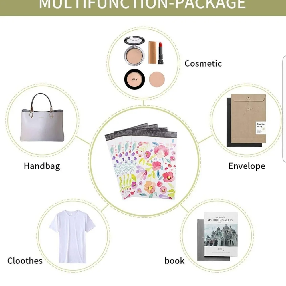 ✅️25  Pcs  14.5x19, Large Poly Mailers, Cute Packagi